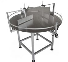 Popolnoma samodejni dinamični vrtljivi delovni mizo za steklenico